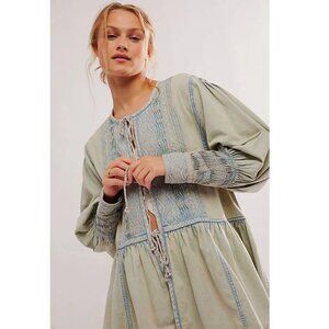 NWT Free People Sweet Summer Bed Jacket XS